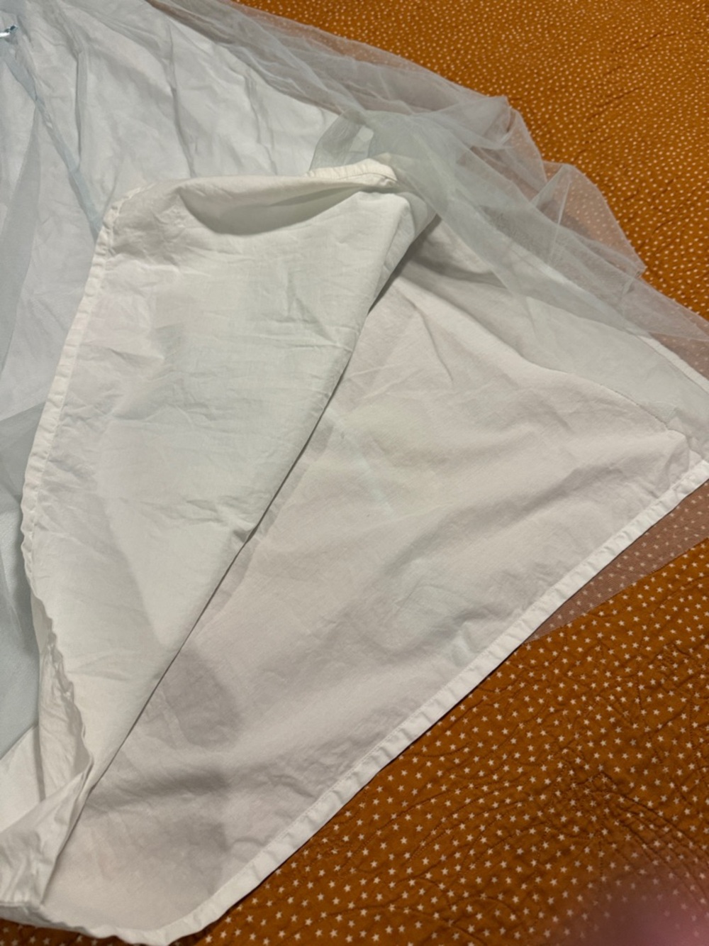 Free People Pale Blue Layered Tulle A-Line Skirt - Picture 6 of 6